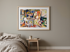 Interior by Henry Lyman Sayën – Vintage/Modern Art Print