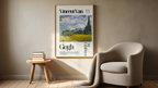 Vincent van Gogh kunstudstilling – Vintage museumsplakat