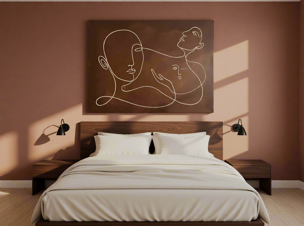 Canvas Print Abstract Figures | Contemporary Figurative Wall Art