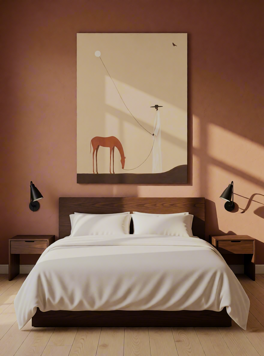 Canvas Print To the Moon and Back | Celestial Wall Art