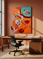Canvas Print Poker Games | Vintage Casino Wall Art