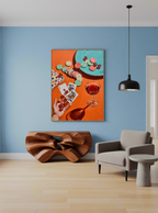 Canvas Print Poker Games | Vintage Casino Wall Art