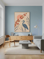 Blue Heron Canvas Print | Bird Wall Art