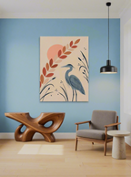 Blue Heron Canvas Print | Bird Wall Art