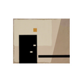 Canvas Print Beige and Black Geometric Variations | Abstract Modern Wall Art