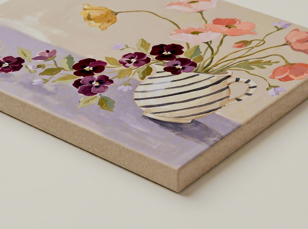 Canvas Print Floral Composition | Contemporary Botanical Wall Art