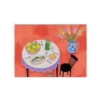Canvas Print Colourful Dinner Table | Contemporary Still Life Wall Art