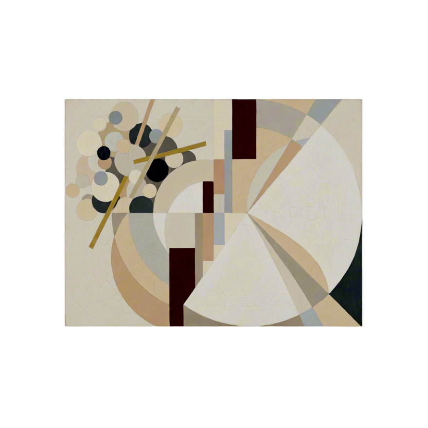 Canvas Print Geometric Abstract Circles | Contemporary Modern Wall Art