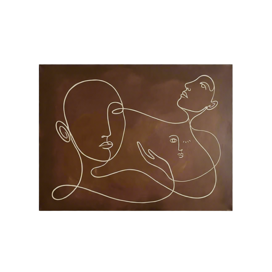 Canvas Print Abstract Figures | Contemporary Figurative Wall Art