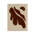 Canvas Print Brown Leaves | Contemporary Botanical Wall Art