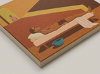 Canvas Print Therapist Bench | Contemporary Figurative Wall Art