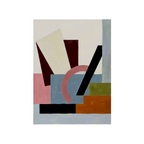 Canvas Print Geometric Bauhaus Inspired | Abstract Modern Wall Art