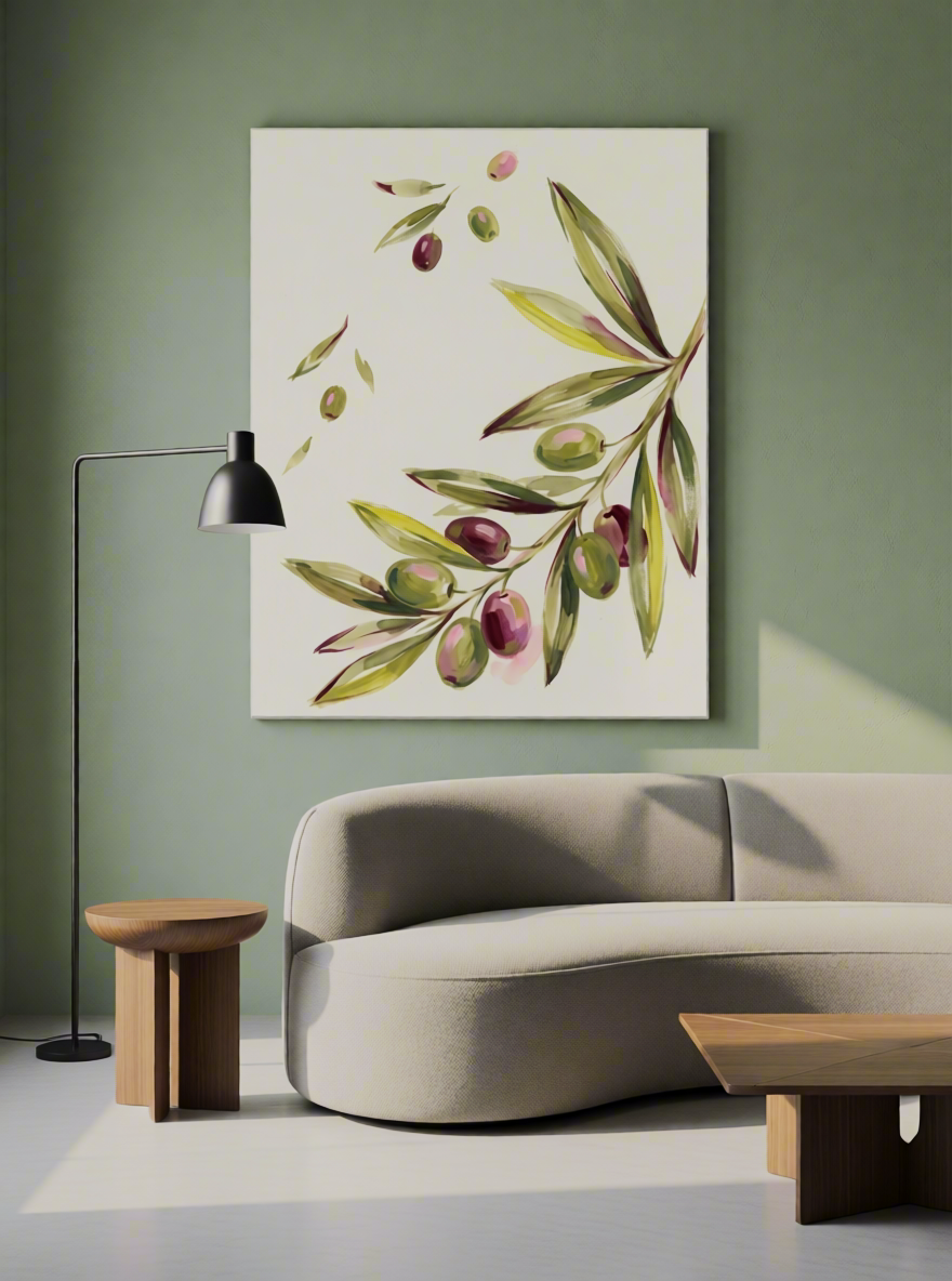 Canvas Print Olive Trees | Mediterranean Landscape Wall Art