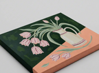 Canvas Print Emerald Floral | Botanical Flower Wall Art