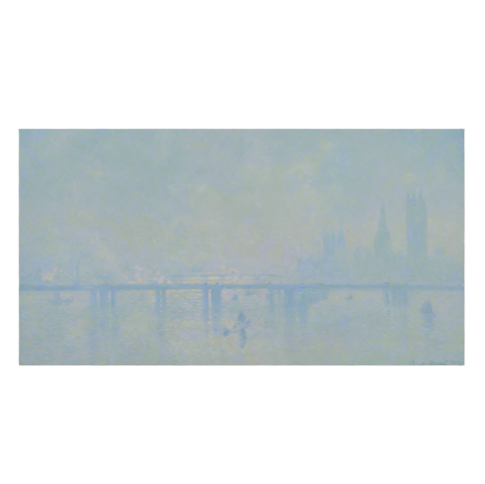 Canvas Print Claude Monet – Charing Cross Bridge | Iconic Impressionist Cityscape Art Print