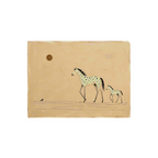 Canvas Print Horses in Sepia | Vintage Equestrian Wall Art