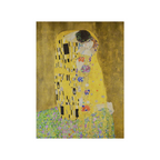 Canvas Print Gustav Klimt – The Kiss – Iconic Symbolist Art