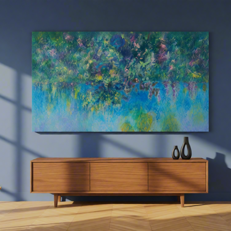 Canvas Print Claude Monet – Wisteria | Lush Impressionist Art Print
