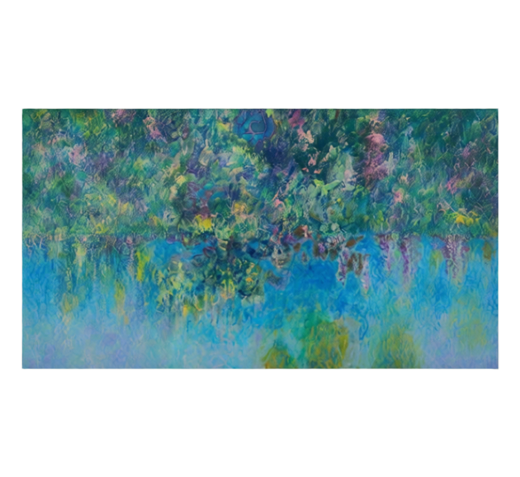 Canvas Print Claude Monet – Wisteria | Lush Impressionist Art Print