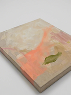 Canvas Print Soft Blush Minimalist Line Art | Contemporary Abstract Wall Art