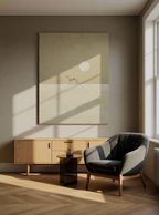 Canvas Print Moonlight Minimalist Series Variation | Contemporary Minimalist Wall Art