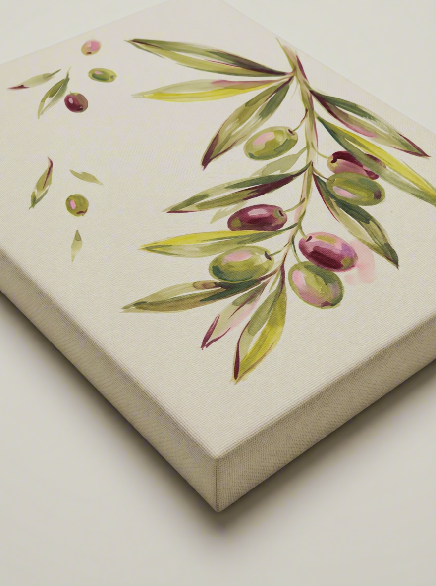 Canvas Print Olive Trees | Mediterranean Landscape Wall Art