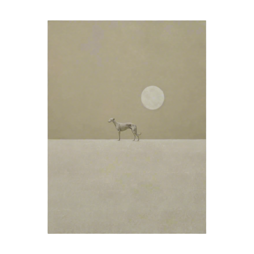 Canvas Print Moonlight Minimalist Series Variation | Contemporary Minimalist Wall Art