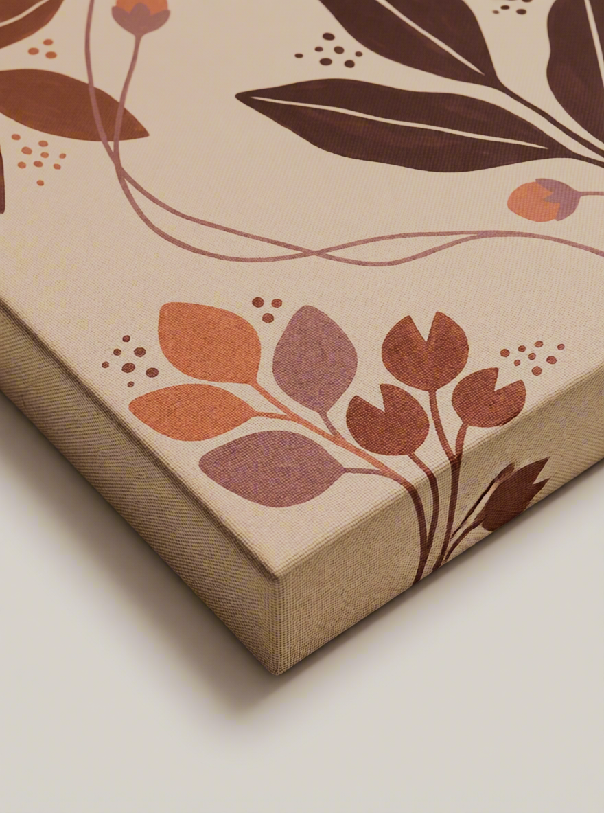 Canvas Print  Autumnal Leaves| Botanical Nature Wall Art