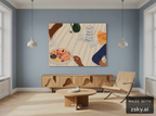 Canvas Print Peaches and Gossip | Contemporary Figurative Wall Art