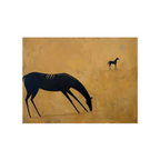 Canvas Print Grazing Horses | Equestrian Landscape Wall Art