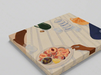 Canvas Print Peaches and Gossip | Contemporary Figurative Wall Art