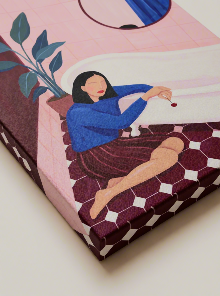 Canvas Print Friday Night | Contemporary Figurative Wall Art