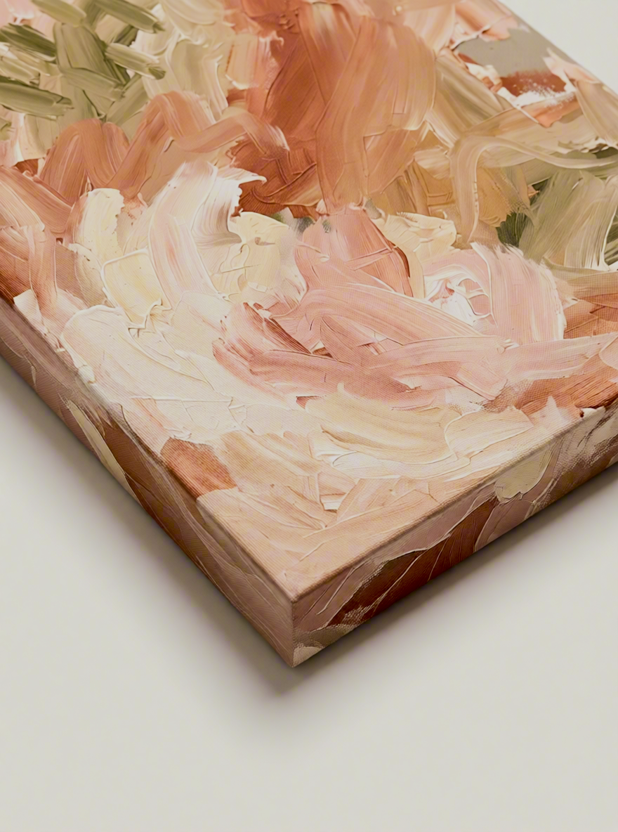 Canvas Print Watercolour Blush Abstract | Contemporary Abstract Wall Art