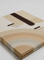 Canvas Print Beige Abstract | Contemporary Minimalist Wall Art
