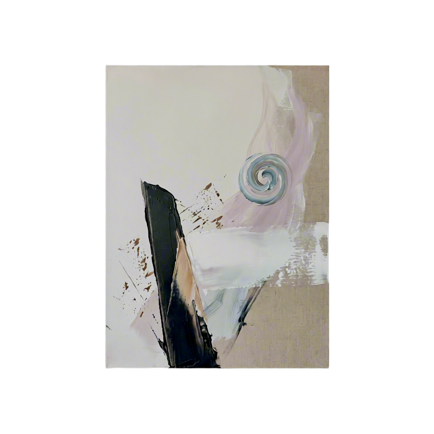 Canvas Print Blurred Lines in Composition | Contemporary Abstract Wall Art