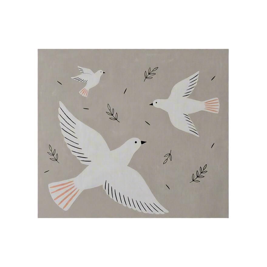 Canvas Print Flying Birds | Minimalist Nature Wall Art