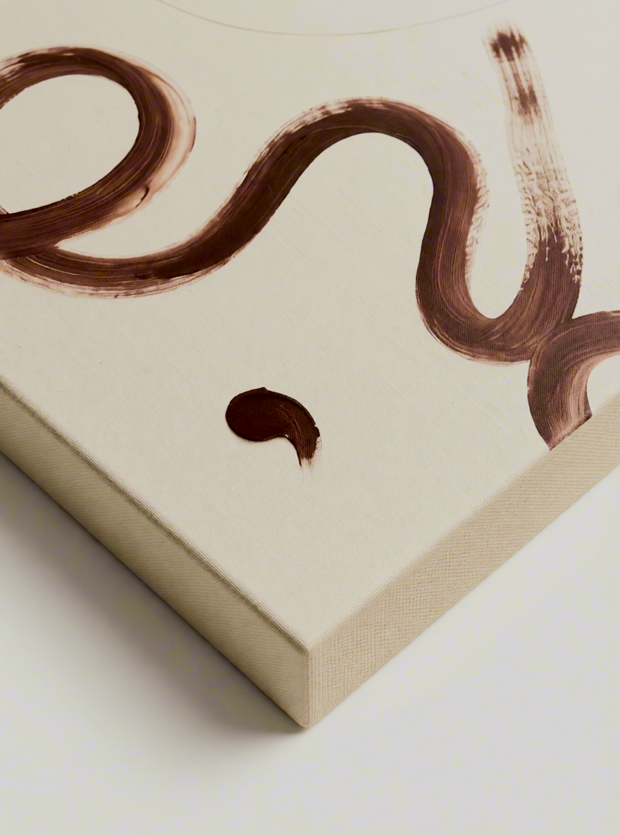 Canvas Print Abstract Life Line Path | Contemporary Minimalist Wall Art
