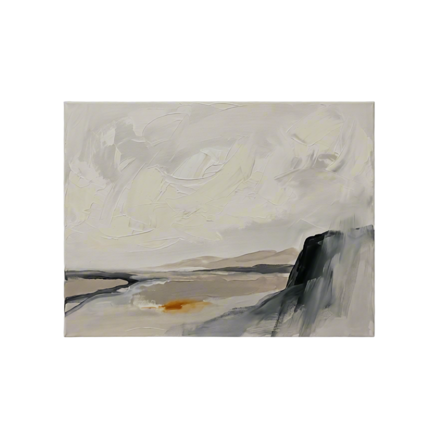Canvas Print Grey Skies | Atmospheric Landscape Wall Art