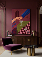 Canvas Print A Dirty Martini Please | Contemporary Cocktail Wall Art
