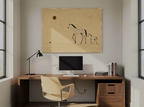 Canvas Print Horses in Sepia | Vintage Equestrian Wall Art