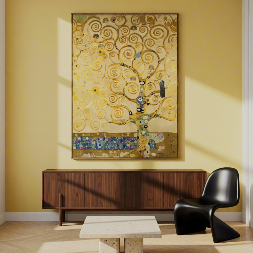 Canvas Print Gustav Klimt – The Tree of Life – Iconic Symbolist Art Print