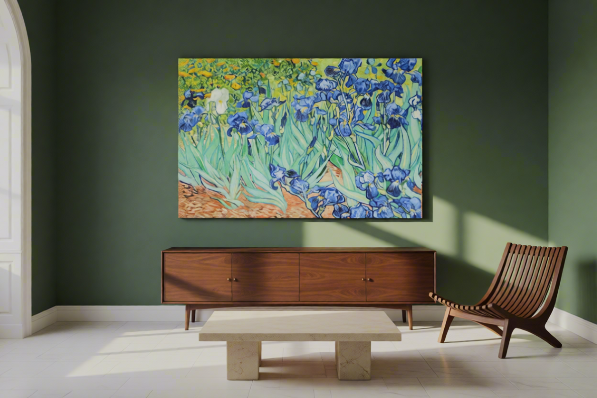 Canvas Print Vincent Van Gogh – Irises - Iconic Post-Impressionist