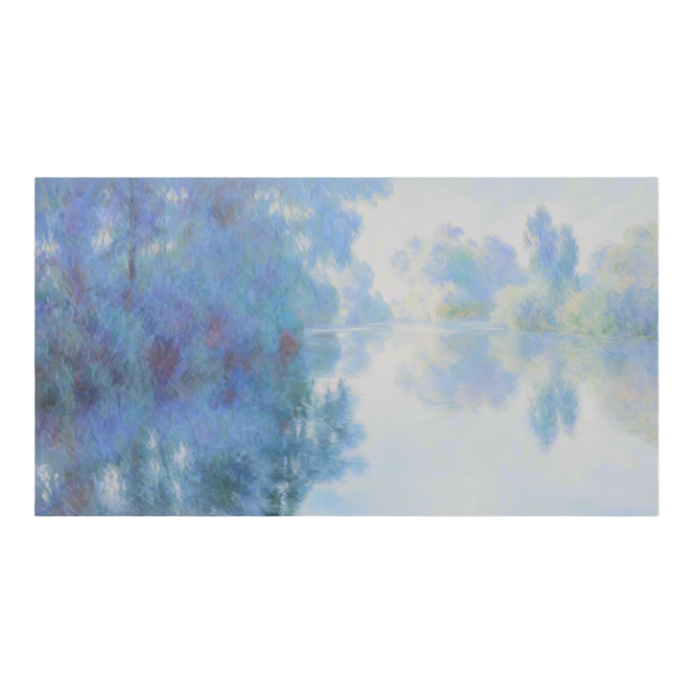 Canvas Print Claude Monet – Matinée sur la Seine - Iconic Impressionist Art Print