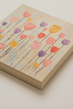 Canvas Print Blush Florals | Contemporary Floral Wall Art