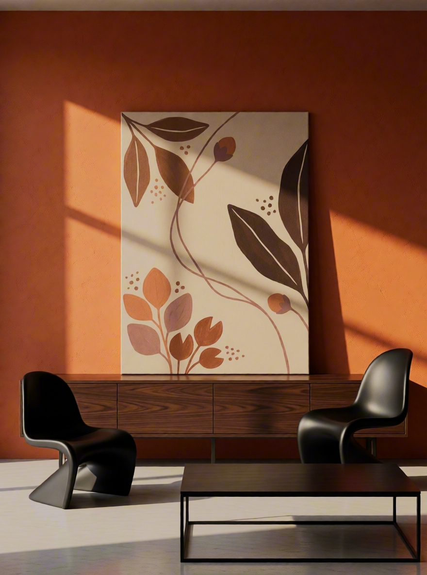Canvas Print  Autumnal Leaves| Botanical Nature Wall Art