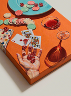 Canvas Print Poker Games | Vintage Casino Wall Art
