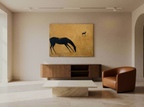 Canvas Print Grazing Horses | Equestrian Landscape Wall Art