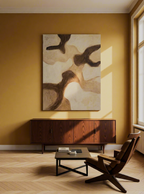 Canvas Print Abstract Earth-Tone Variation | Contemporary Abstract Wall Art