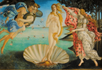Canvas Print Sandro Botticelli – Birth of Venus - Iconic Early Renaissance Masterpiece