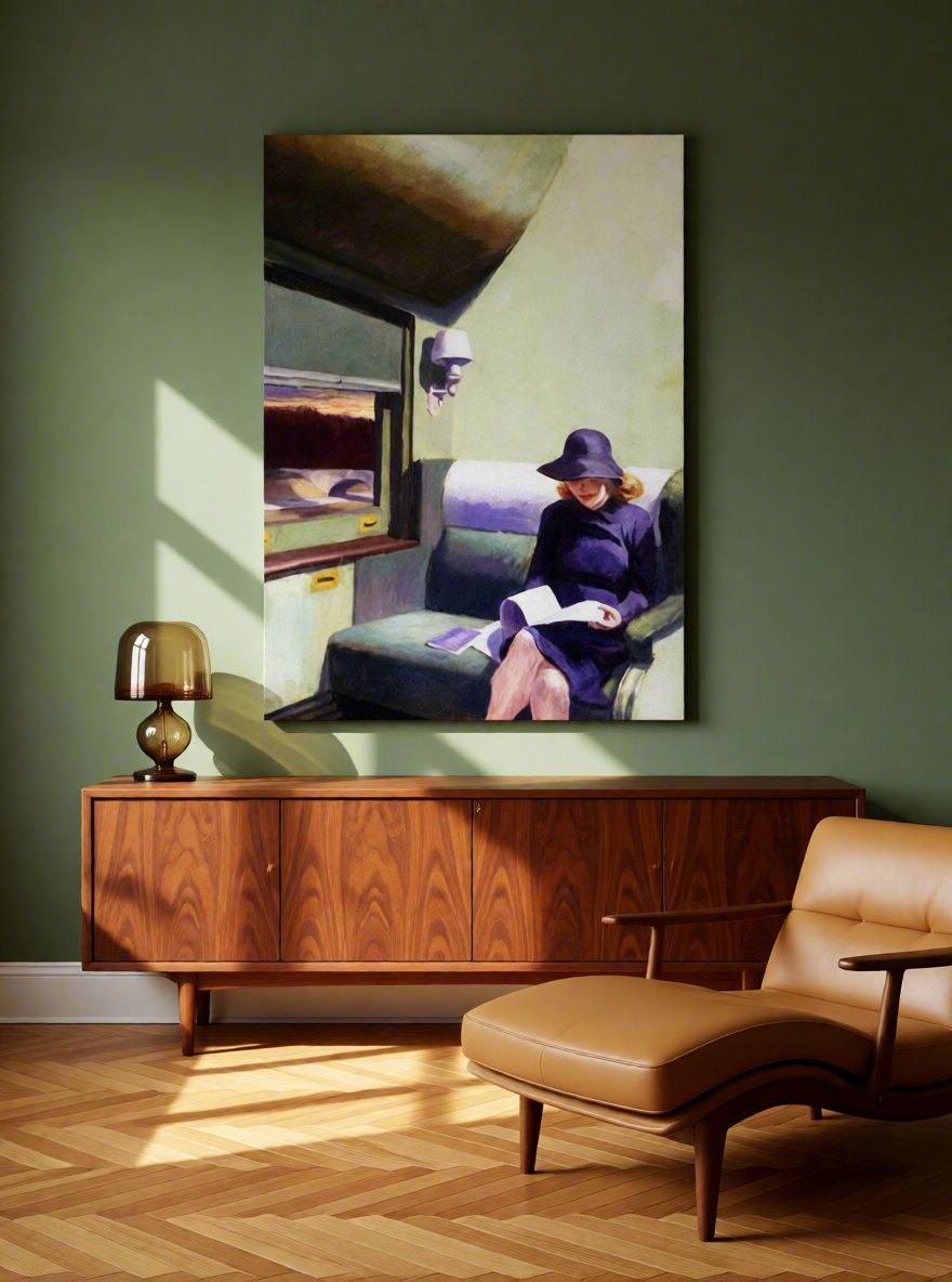 Canvas Print Compartment C by Edward Hopper – Modern American Art